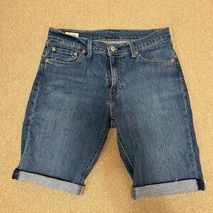 Levi’s Premium 511 Denim Shorts Men’s W31 Blue Slim Fit